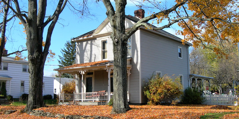 autumn home cold weather energy audit insulation